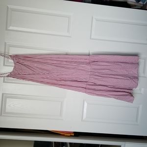 String strap and cross back dress